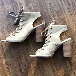 Jessica Simpson open toe booties